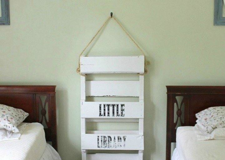 shut the front door these pallet furniture ideas are breathtaking, This pallet bookshelf for your kids