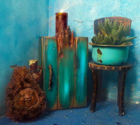 shut the front door these pallet furniture ideas are breathtaking, This sea toned cupboard for your loo roll