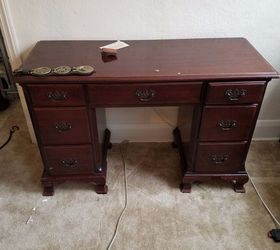 Antique Makeup Vanity I D Like To Raise To Use As Desk Help