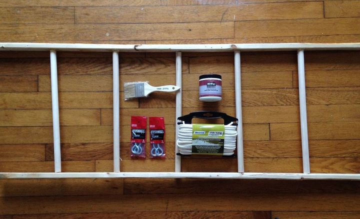 turn an old ladder into additional closet space, closet