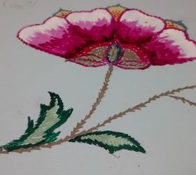 painted embroidery