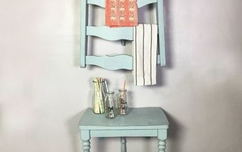Chair Turned Shelf