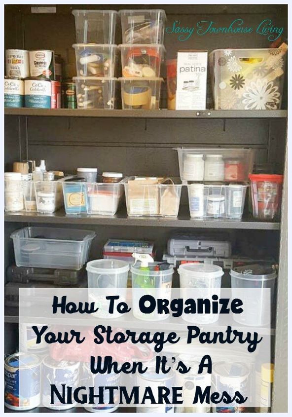 how to organize your storage pantry when it s a nightmare mess, closet, how to, organizing, storage ideas