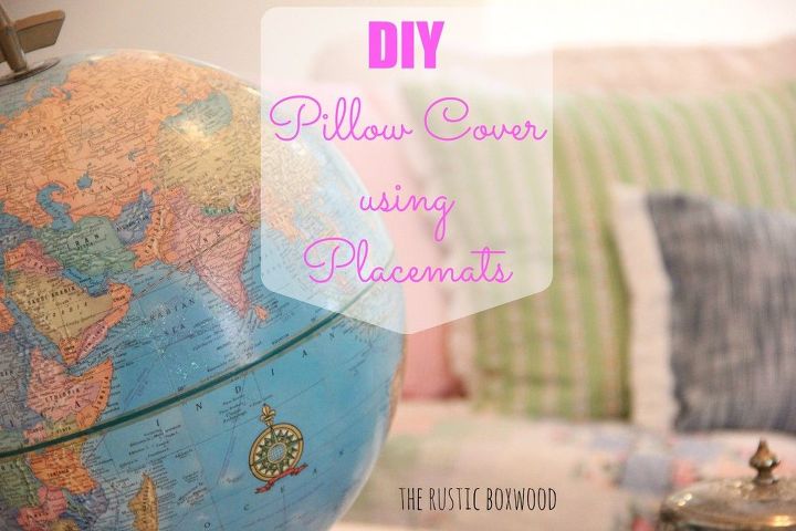 diy killim pillow cover using unexpected items