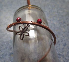 turn your wine bottle into a beautiful copper wire hummingbird feeder, Step 9