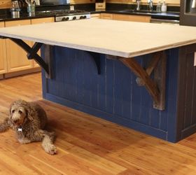 How To Make A Kitchen Island With A Concrete Countertop Hometalk