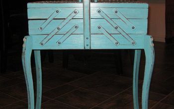 Refinished Vintage Sewing Box