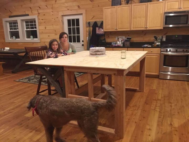how to make a kitchen island with a concrete countertop start finish