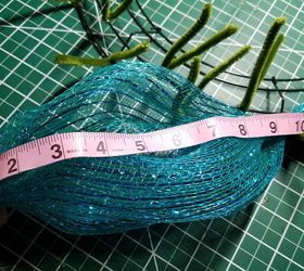 deco mesh poof wreath tutorial, crafts, how to, wreaths
