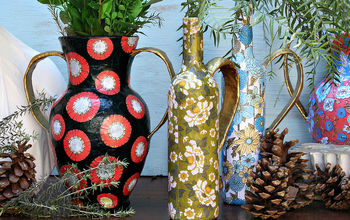 Upcycle Old Glass Flower Vases