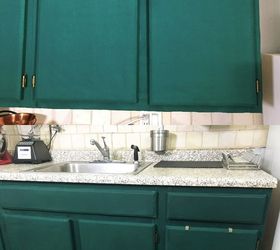 Renter's Cabinet Cover Up - Brighten up Your Kitchen Cabinets