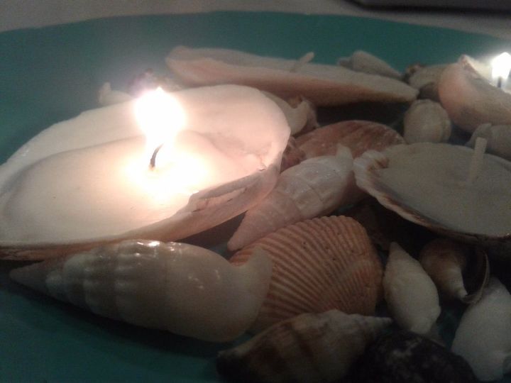 convierte tus conchas en hermosas velas
