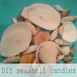 turn your seashells into beautiful little candles