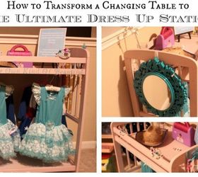 changing table to diy dress up station tutorial, how to, painted furniture
