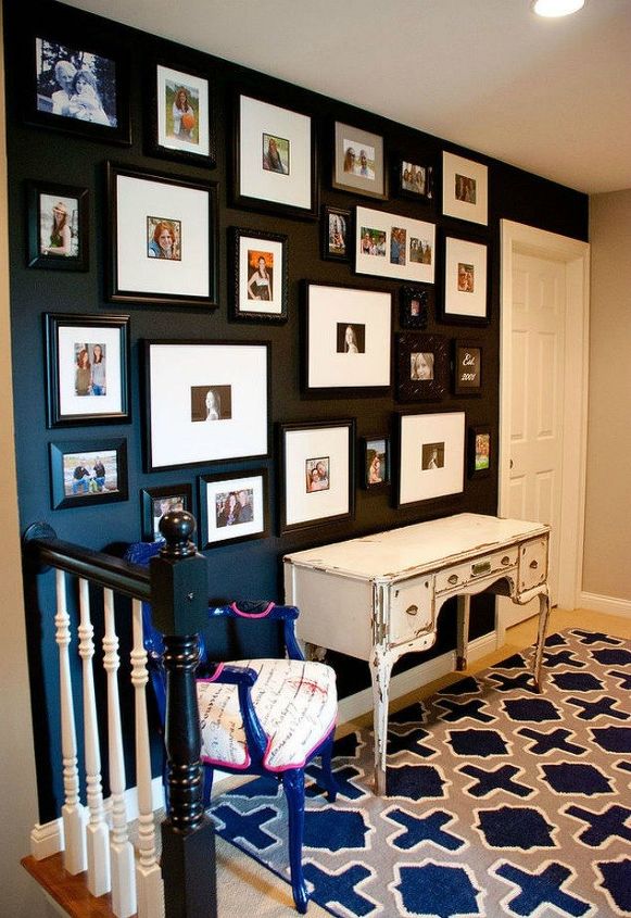 s show off your family photos with these 16 creative ideas, Hang them in a gallery wall