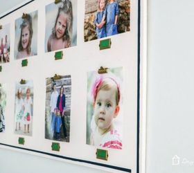 s show off your family photos with these 16 creative ideas, Glue them on a piece of wood