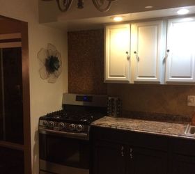 stove against the wall