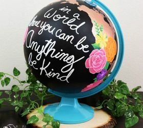 s 11 globe transformations that will change your world, Paint it and use it as a centerpiece