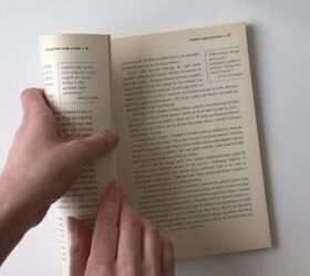 letter holder made from an old book