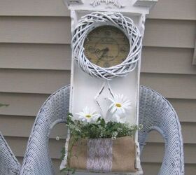 s make your neighbors giggle with these x planter ideas, gardening, Repurpose a wall clock with flowers