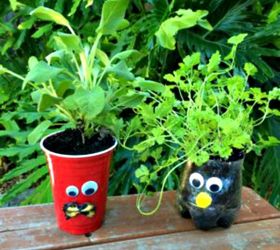 s make your neighbors giggle with these x planter ideas, gardening, Decorate your planters into little monsters