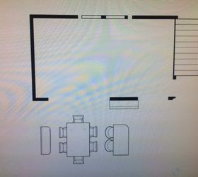 q need help with furniture placement, painted furniture