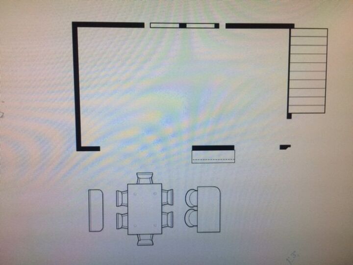 q need help with furniture placement, painted furniture
