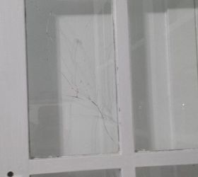Looking For Suggestions For A Broken Glass On My Kitchen Cabinet