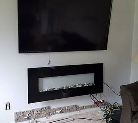 HOW I HIDE MY CORDS ON MY AIRSTONE FIREPLACE ACCENT WALL – Award