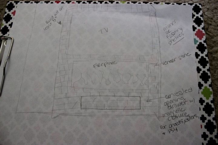 diy airstone veneer stone accent wall