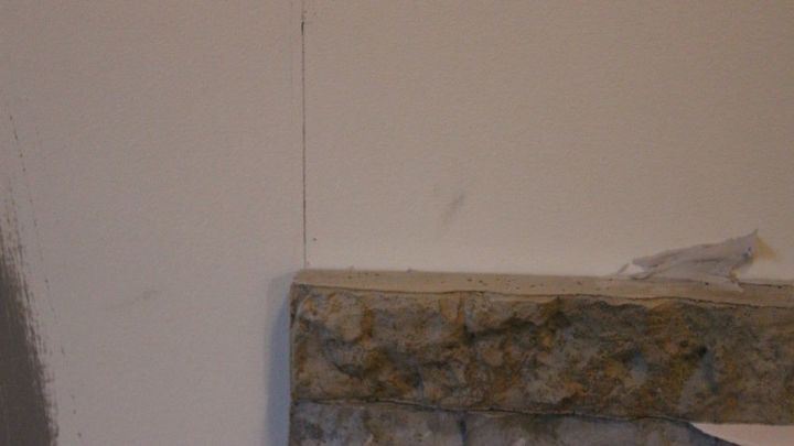 diy airstone veneer stone accent wall