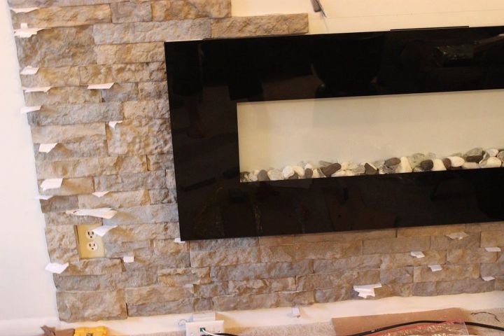 diy airstone veneer stone accent wall