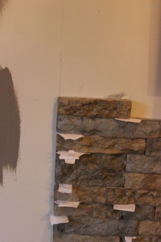 diy airstone veneer stone accent wall
