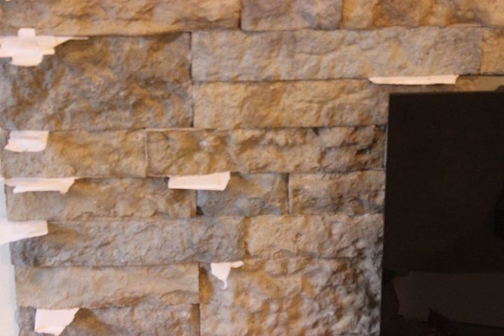 diy airstone veneer stone accent wall
