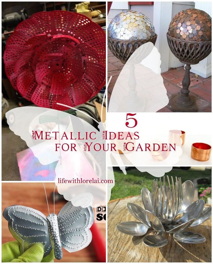 5 metallic diy ideas for your garden