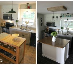 diy farmhouse kitchen island, kitchen design