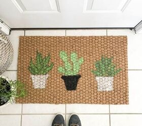 diy plant doormat, gardening