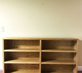 80 s oak bookcase makeover to rustic industrial, woodworking projects