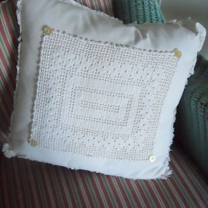 how to make a throw pillow from dinner napkins, how to