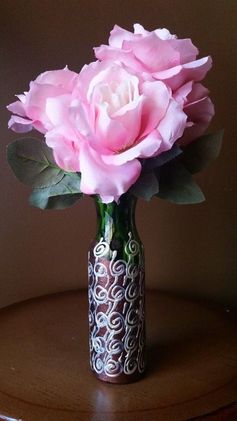 jazzing up a simple vase