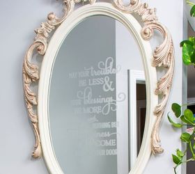 ornate mirror makeover, home decor