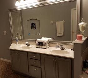 q bathroom vanity revamp, bathroom ideas
