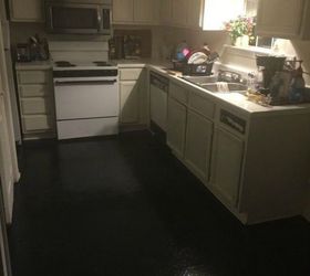 s these 12 ideas will change the way you see vinyl flooring, flooring, Or give it a darker feel with black paint