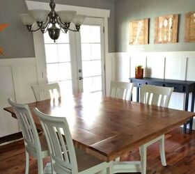 s nail blonde boards together for these incredible ideas, Update your round table with a farmhouse look
