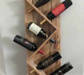 s nail blonde boards together for these incredible ideas, Glue them into a standing wine rack