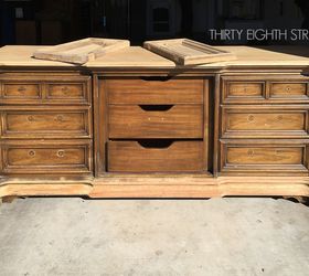 Repurposed Dresser Into Media Cabinet Hometalk   Repurposed Dresser Into Media Cabinet Kitchen Cabinets Kitchen Design Painted Furniture 