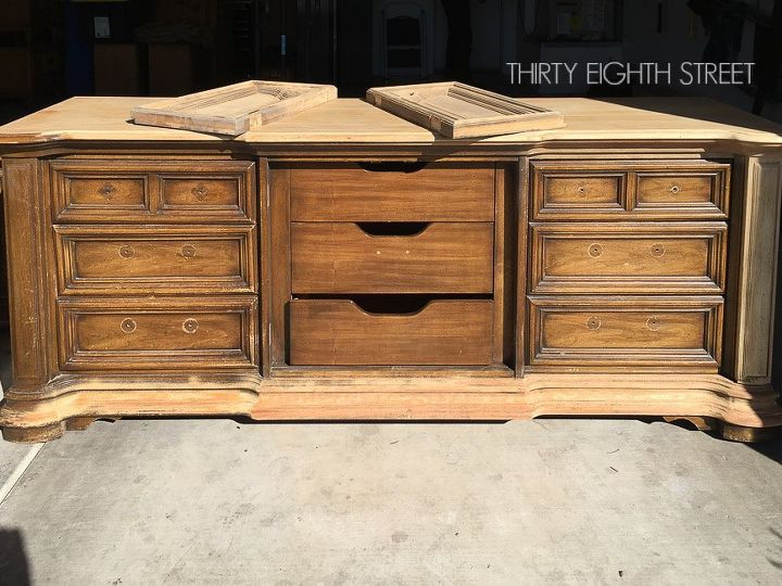 Repurposed Dresser Into Media Cabinet Hometalk