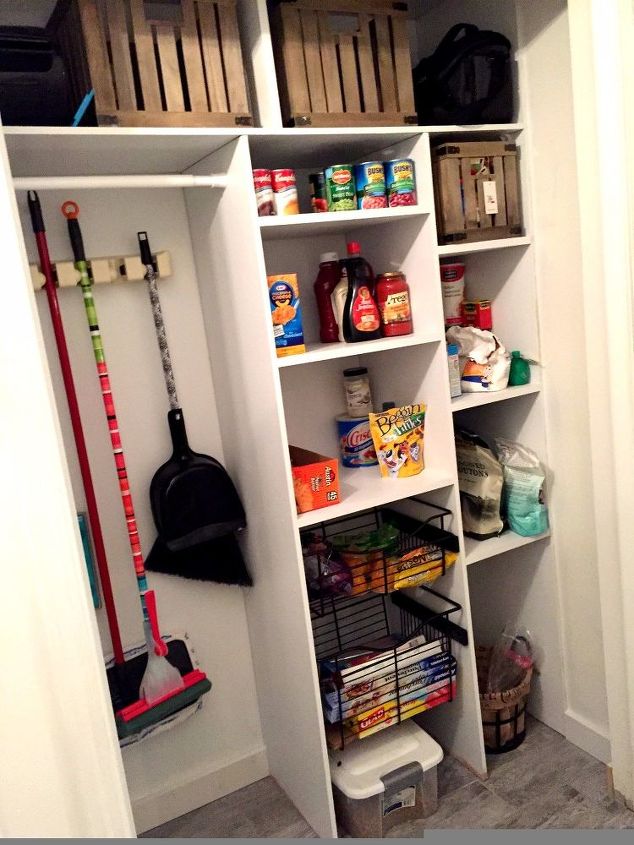 diy custom pantry, closet
