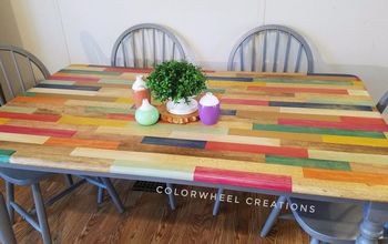 Color Block Kitchen Table