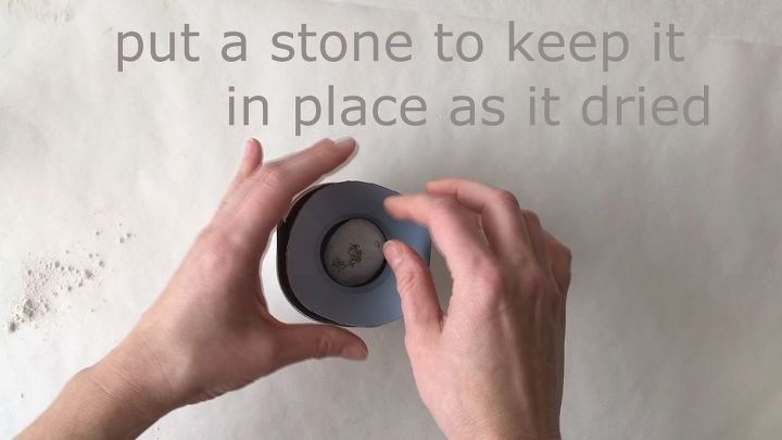 como fazer vasos de concreto
